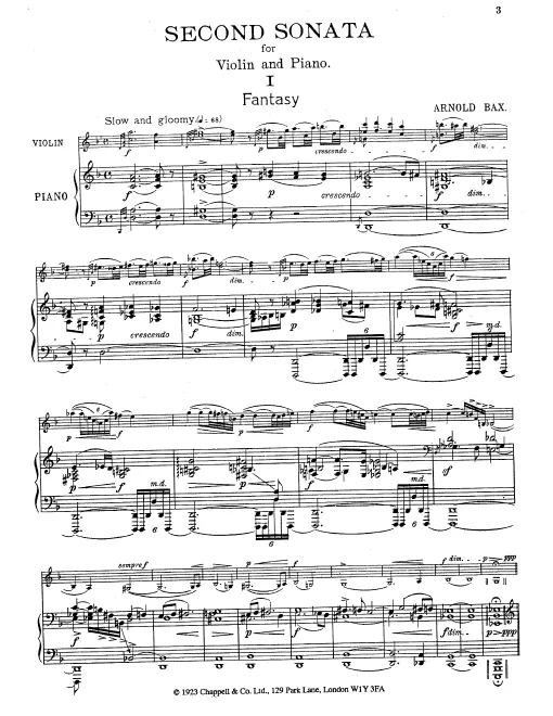 Complete Score and Violin Part