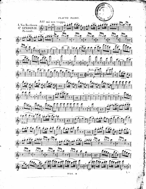 Flute 1, 2, Piccolo