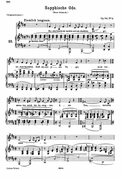4. Sapphische Ode