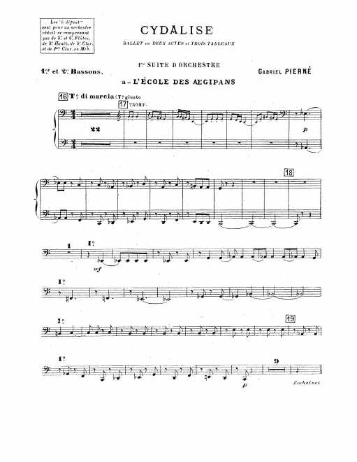 Bassoon 1/2, 3, Contrabassoon