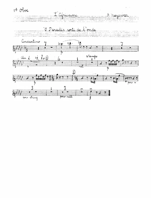 Oboe 1, 2, English Horn