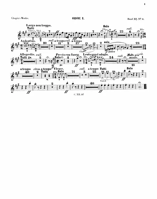 Oboe 1, 2