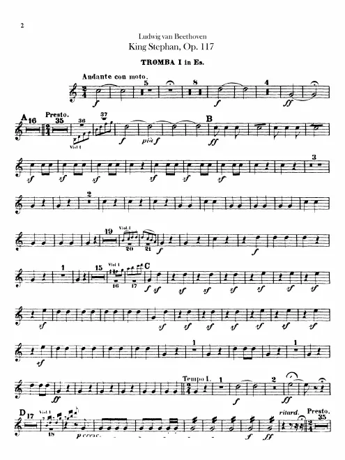 Trumpet 1, 2 (E)