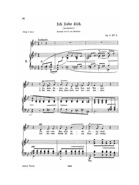 Complete Score (transposed down to )