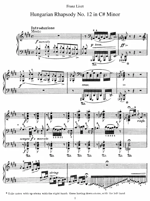 Complete Score (S.244/12)