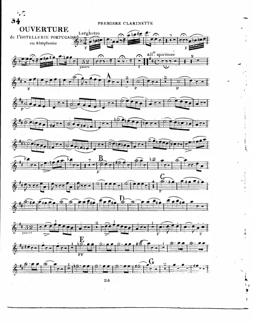 Clarinet 1, 2 (C)