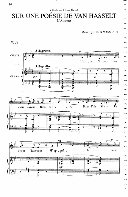 Complete Score (B Major: medium voice and piano)