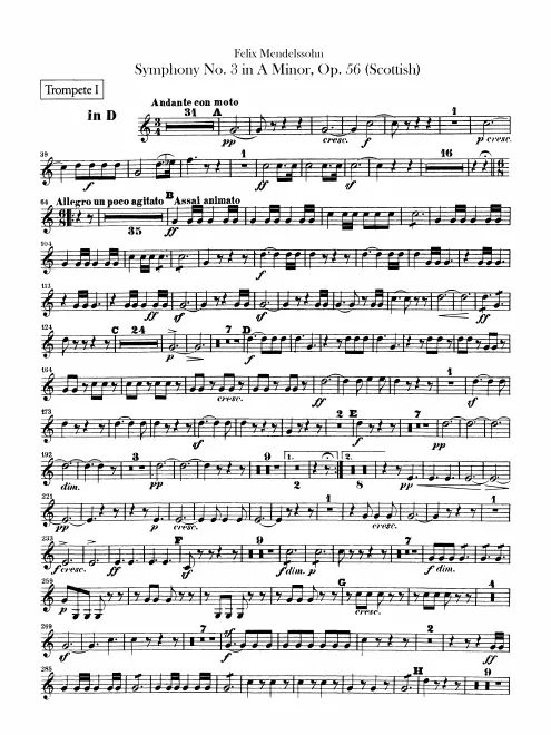Trumpet 1, 2 (D, C)