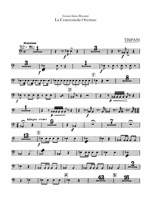 Timpani, Bass Drum