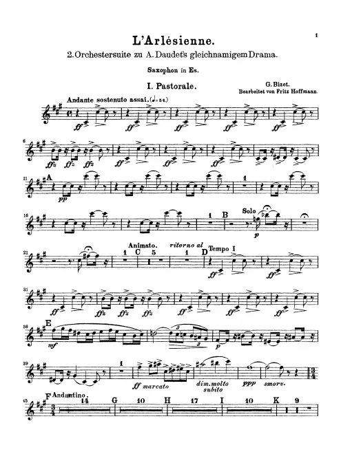 Alto Saxophone (E)