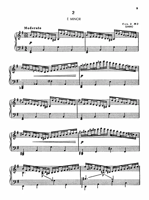2. Moderato in G major