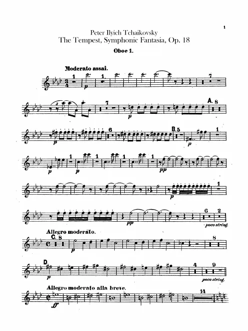 Oboe 1, 2