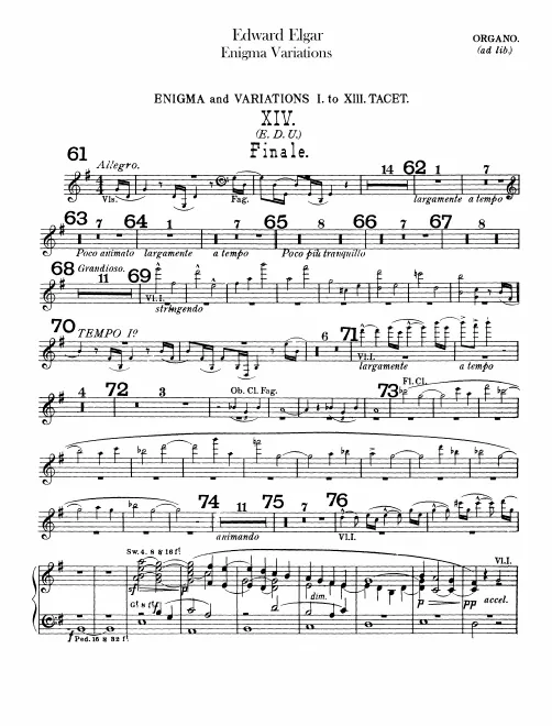 Organ (ad libitum)