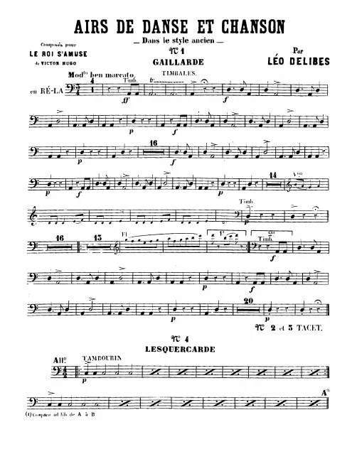 Timpani (also Tambourine)