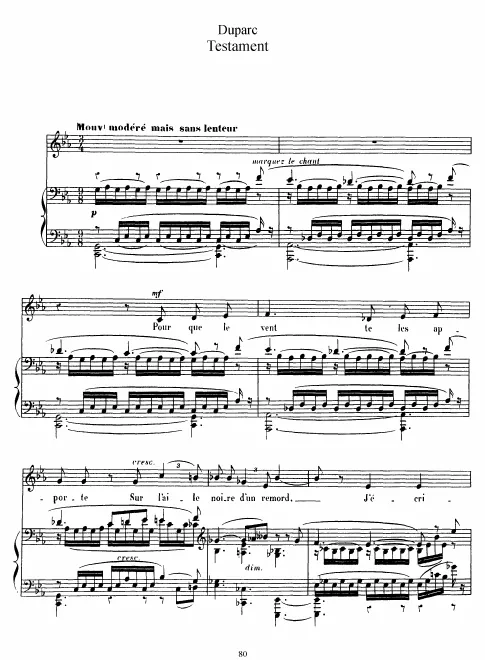 Complete Score (Original key - alternate scan)