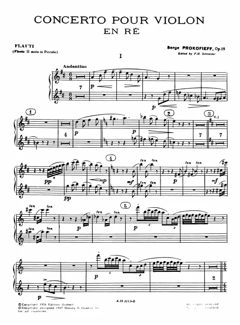 Flute 1/2/Piccolo