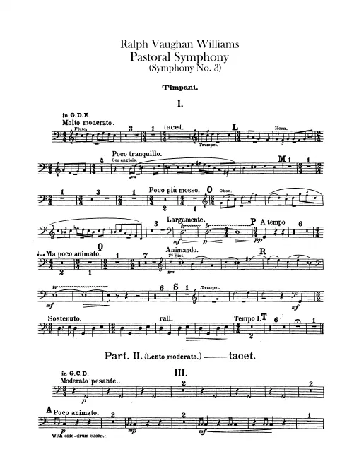 Timpani, Triangle/Cymbals/Bass Drum