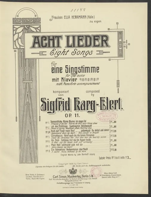 2. Lob des Frühlings