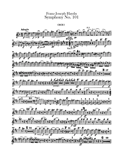Oboe 1, 2