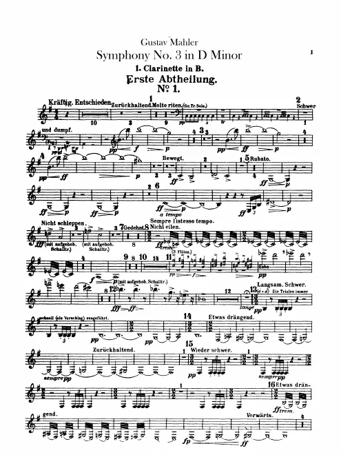 Clarinet 1 (B/A)