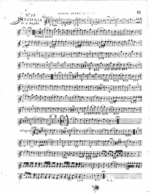 Horn 1, 2 (E)