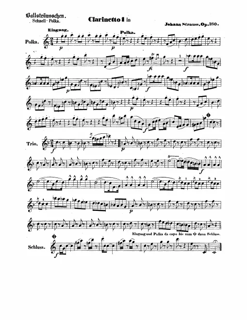 Clarinet 1, 2 (C)