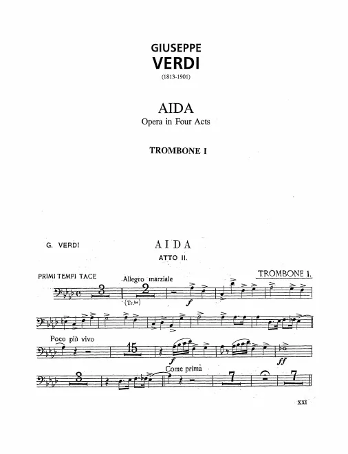 Trombone 1, 2, 3, 4