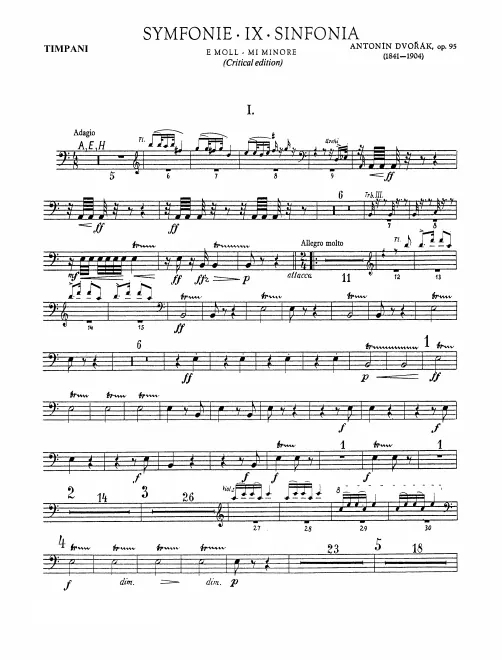 Timpani, Triangle/Cymbals