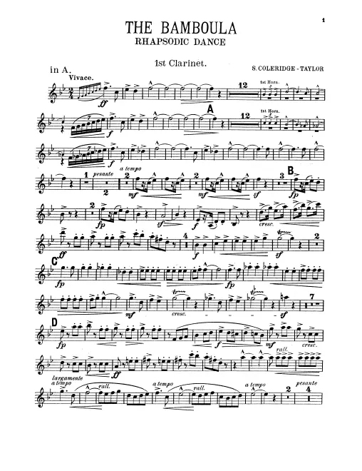 Clarinet 1, 2 (A/B)