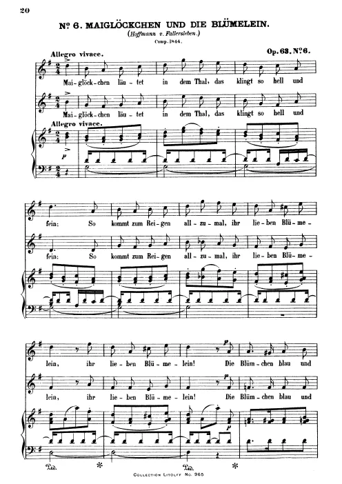 6. Maiglöckchen und die Blümelein