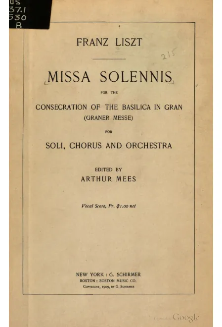 Complete Score (S.9)