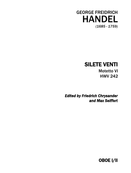 Oboe 1, 2