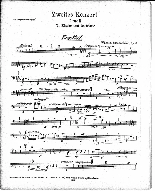 Bassoon 1, 2