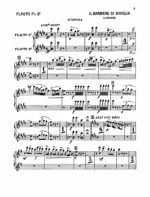Flute 1/2 (also Piccolo)