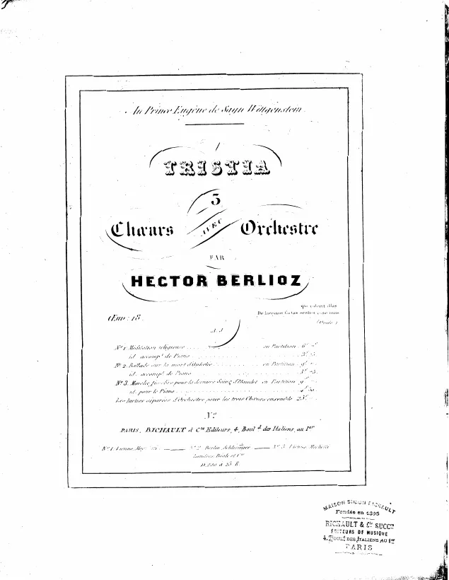 3. Marche funèbre pour la dernière scène d’Hamlet, H 103