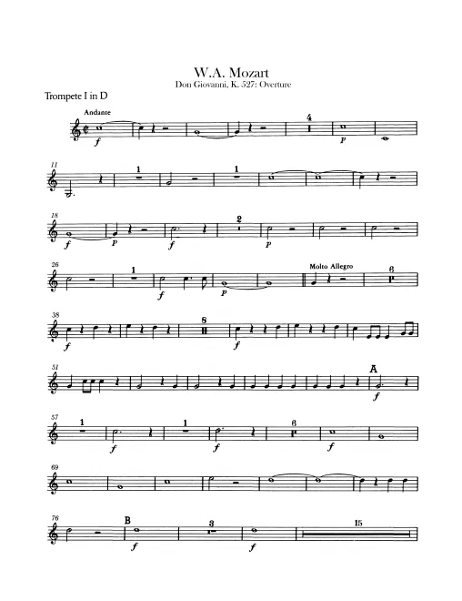 Trumpet 1, 2 (D)
