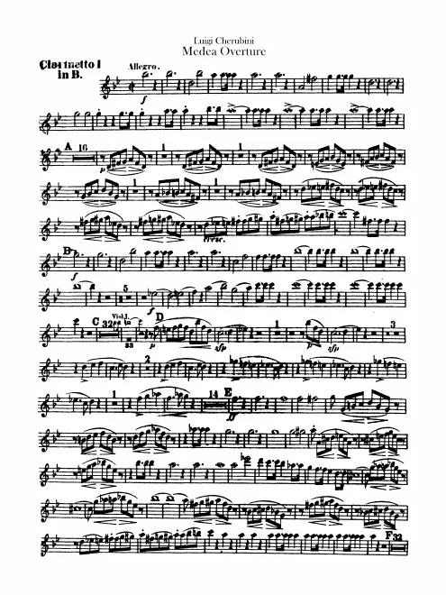 Clarinet 1, 2 (B)