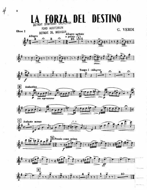Oboe 1, 2