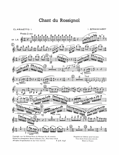 Clarinet 1 (A, B♭)