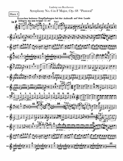 Horn 1, 2 (F, B)