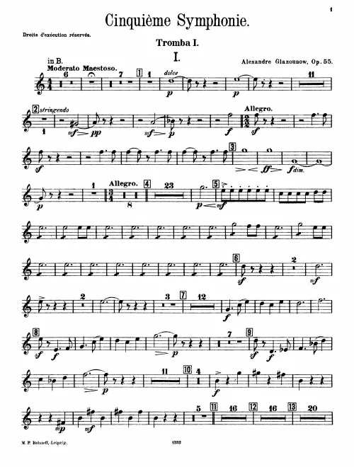 Trumpet 1, 2, 3 (B♭/A)