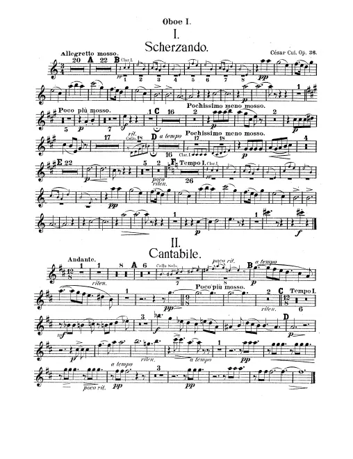 Oboe 1, 2