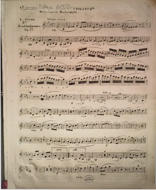 Violin 2 (Quartet 1)