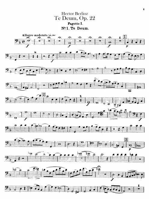 Bassoon 1, 2, 3, 4