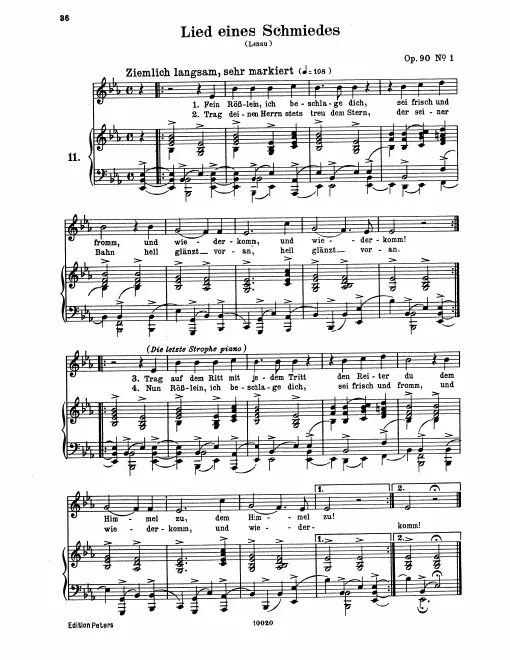 Complete Score (original / high voice)