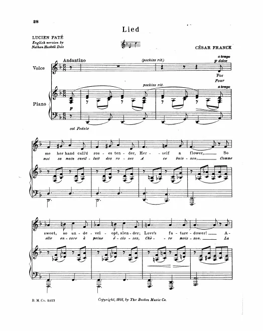 Complete Score (D minor: low voice)