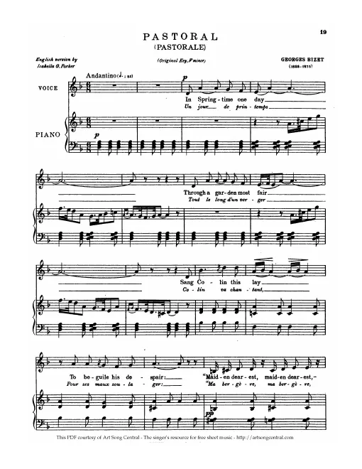 Complete Score ( - transposed)