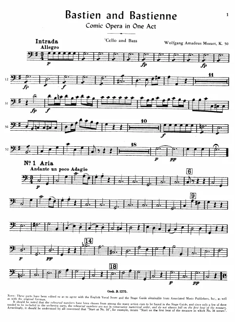 Cellos and Basses