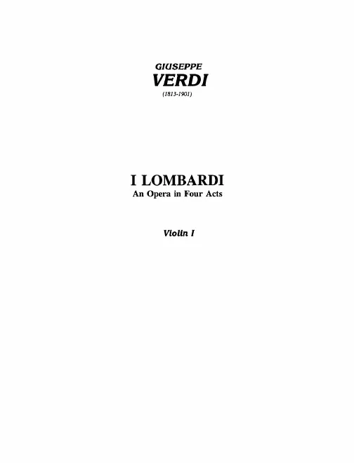 Violins I