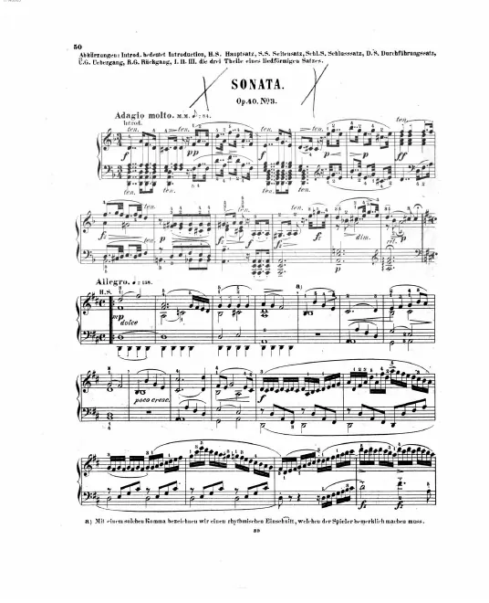 Sonata Op.40 No.3
